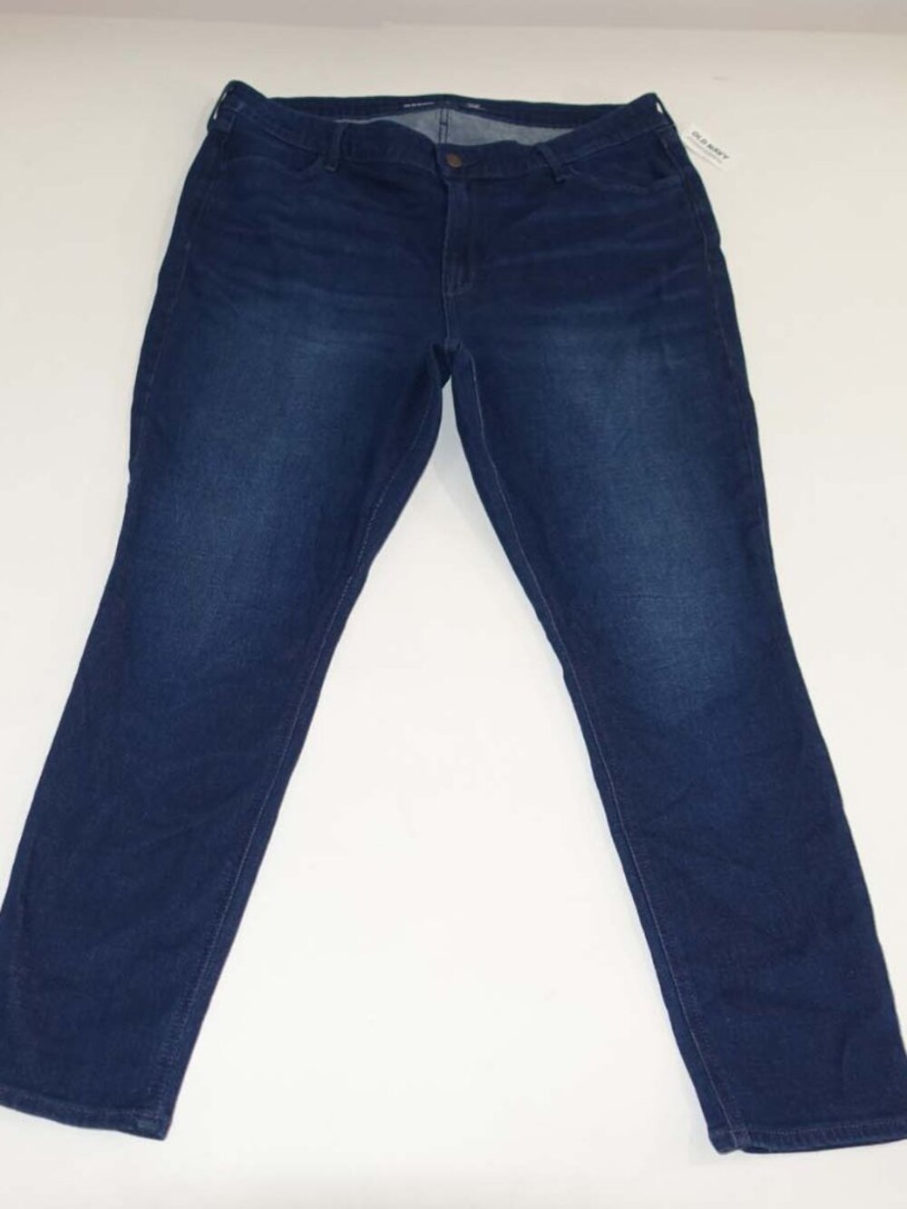 Old Navy Women's High Rise Wow Super Skinny Jeans Size 18 Short NWT Dark Blue